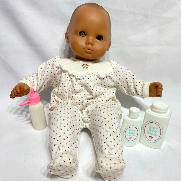 VINTAGE Bitty Baby American Girl Pleasant Company doll in original footed sleep - Picture 1 of 12